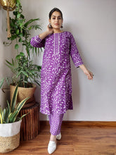 New Exclusive Hand  block printed Stitched Cotton  Kurtis with Pant